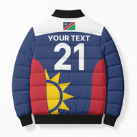 Custom Namibia Cricket Spirit 2026 Bomber Puffer Jacket World T20 Edition - Wonder Print Shop