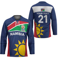 Custom Namibia Cricket Spirit 2026 Hockey Jersey World T20 Edition - Wonder Print Shop