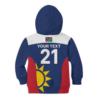 Custom Namibia Cricket Spirit 2026 Kid Hoodie World T20 Edition - Wonder Print Shop
