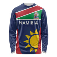 Custom Namibia Cricket Spirit 2026 Long Sleeve Shirt World T20 Edition - Wonder Print Shop