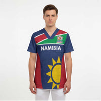 Custom Namibia Cricket Spirit 2026 Scrub Top World T20 Edition - Wonder Print Shop
