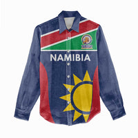 Custom Namibia Cricket Spirit 2026 Women Casual Shirt World T20 Edition - Wonder Print Shop