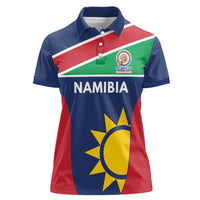 Custom Namibia Cricket Spirit 2026 Women Polo Shirt World T20 Edition - Wonder Print Shop