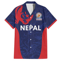 Custom Nepal Cricket Spirit 2026 Hawaiian Shirt World T20 Edition - Wonder Print Shop