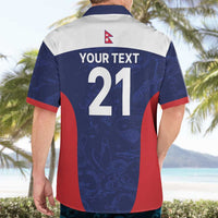 Custom Nepal Cricket Spirit 2026 Hawaiian Shirt World T20 Edition - Wonder Print Shop