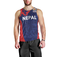 Custom Nepal Cricket Spirit 2026 Men Tank Top World T20 Edition - Wonder Print Shop