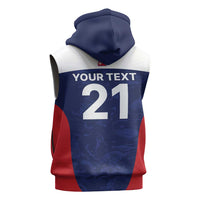 Custom Nepal Cricket Spirit 2026 Sleeveless Zip Hoodie World T20 Edition - Wonder Print Shop
