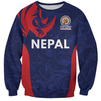 Custom Nepal Cricket Spirit 2026 Sweatshirt World T20 Edition - Wonder Print Shop