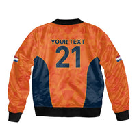 Custom Netherlands Cricket Spirit 2026 Bomber Jacket World T20 Edition - Wonder Print Shop