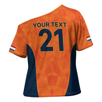 Custom Netherlands Cricket Spirit 2026 Cross Shoulder Shirt World T20 Edition - Wonder Print Shop