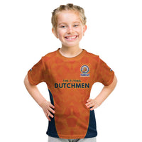 Custom Netherlands Cricket Spirit 2026 Kid T Shirt World T20 Edition - Wonder Print Shop