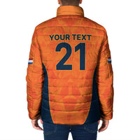 Custom Netherlands Cricket Spirit 2026 Padded Jacket World T20 Edition - Wonder Print Shop