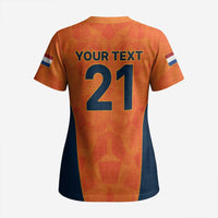 Custom Netherlands Cricket Spirit 2026 Scrub Top World T20 Edition - Wonder Print Shop
