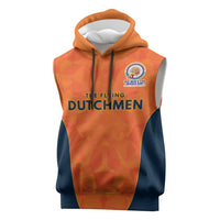 Custom Netherlands Cricket Spirit 2026 Sleeveless Hoodie World T20 Edition - Wonder Print Shop