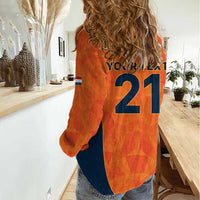 Custom Netherlands Cricket Spirit 2026 Women Casual Shirt World T20 Edition - Wonder Print Shop