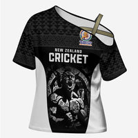 Custom New Zealand Cricket Spirit 2026 Cross Shoulder Shirt World T20 Edition - Wonder Print Shop