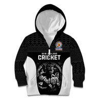 Custom New Zealand Cricket Spirit 2026 Kid Hoodie World T20 Edition - Wonder Print Shop