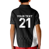Custom New Zealand Cricket Spirit 2026 Kid Polo Shirt World T20 Edition - Wonder Print Shop