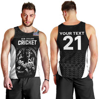 Custom New Zealand Cricket Spirit 2026 Men Tank Top World T20 Edition - Wonder Print Shop