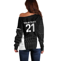 Custom New Zealand Cricket Spirit 2026 Off Shoulder Sweater World T20 Edition - Wonder Print Shop