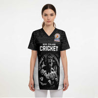 Custom New Zealand Cricket Spirit 2026 Scrub Top World T20 Edition - Wonder Print Shop