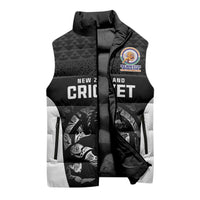 Custom New Zealand Cricket Spirit 2026 Sleeveless Puffer Jacket World T20 Edition - Wonder Print Shop
