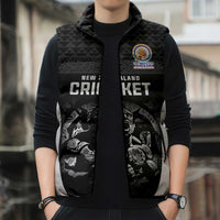 Custom New Zealand Cricket Spirit 2026 Sleeveless Puffer Jacket World T20 Edition - Wonder Print Shop