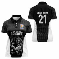Custom New Zealand Cricket Spirit 2026 Women Polo Shirt World T20 Edition - Wonder Print Shop