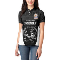 Custom New Zealand Cricket Spirit 2026 Women Polo Shirt World T20 Edition - Wonder Print Shop