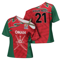 Custom Oman Cricket Spirit 2026 Cross Shoulder Shirt World T20 Edition - Wonder Print Shop