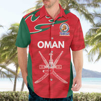 Custom Oman Cricket Spirit 2026 Hawaiian Shirt World T20 Edition - Wonder Print Shop