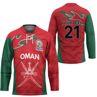 Custom Oman Cricket Spirit 2026 Hockey Jersey World T20 Edition - Wonder Print Shop