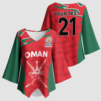 Custom Oman Cricket Spirit 2026 Kimono Sleeve Blouse World T20 Edition - Wonder Print Shop