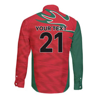 Custom Oman Cricket Spirit 2026 Long Sleeve Button Shirt World T20 Edition - Wonder Print Shop