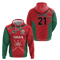Custom Oman Cricket Spirit 2026 Zip Hoodie World T20 Edition - Wonder Print Shop