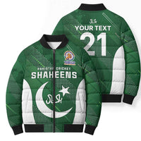 Custom Pakistan Cricket Spirit 2026 Bomber Puffer Jacket World T20 Edition - Wonder Print Shop