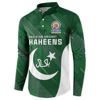 Custom Pakistan Cricket Spirit 2026 Button Sweatshirt World T20 Edition - Wonder Print Shop