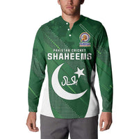 Custom Pakistan Cricket Spirit 2026 Button Sweatshirt World T20 Edition - Wonder Print Shop