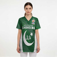 Custom Pakistan Cricket Spirit 2026 Scrub Top World T20 Edition - Wonder Print Shop