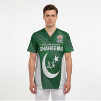 Custom Pakistan Cricket Spirit 2026 Scrub Top World T20 Edition - Wonder Print Shop
