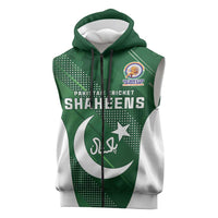 Custom Pakistan Cricket Spirit 2026 Sleeveless Zip Hoodie World T20 Edition - Wonder Print Shop