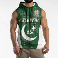 Custom Pakistan Cricket Spirit 2026 Sleeveless Zip Hoodie World T20 Edition - Wonder Print Shop