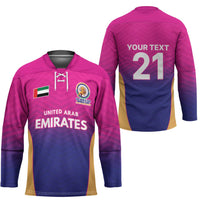 Custom United Arab Emirates Cricket Spirit 2026 Hockey Jersey World T20 Edition - Wonder Print Shop