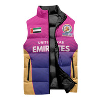 Custom United Arab Emirates Cricket Spirit 2026 Sleeveless Puffer Jacket World T20 Edition - Wonder Print Shop