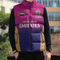Custom United Arab Emirates Cricket Spirit 2026 Sleeveless Puffer Jacket World T20 Edition - Wonder Print Shop