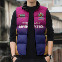 Custom United Arab Emirates Cricket Spirit 2026 Sleeveless Puffer Jacket World T20 Edition - Wonder Print Shop