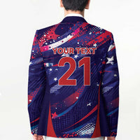 Custom United States Cricket Spirit 2026 Blazer World T20 Edition - Wonder Print Shop