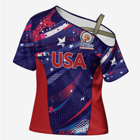 Custom United States Cricket Spirit 2026 Cross Shoulder Shirt World T20 Edition - Wonder Print Shop