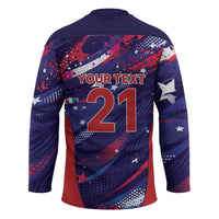 Custom United States Cricket Spirit 2026 Hockey Jersey World T20 Edition - Wonder Print Shop