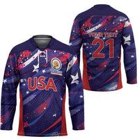 Custom United States Cricket Spirit 2026 Hockey Jersey World T20 Edition - Wonder Print Shop